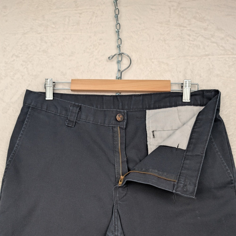 Genuine Dickies Pants Men's 34x28 Black Straight Leg Heavy Duty Skate Workwear